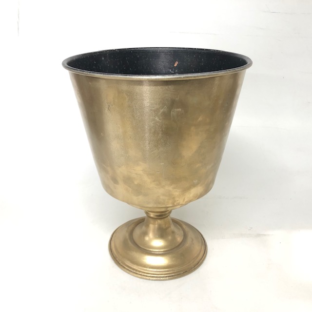 ICE BUCKET, 1950s Gold Large